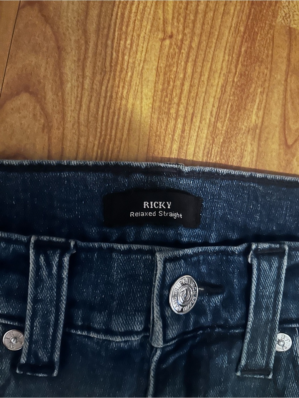 Ricky Relaxed Straight Men’s Jeans- Dark Blue true religion